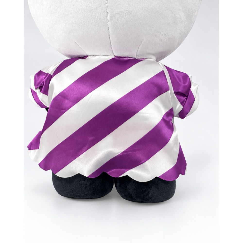 Hello Kitty Halloween Witch Greeter 23 in Purple Stripe Plush Gemmy NWT - Picture 9 of 9
